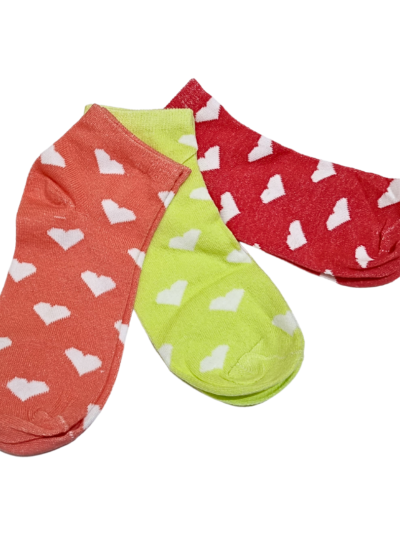 Heart Pattern Ankle Socks | HIJABONE | H1S001