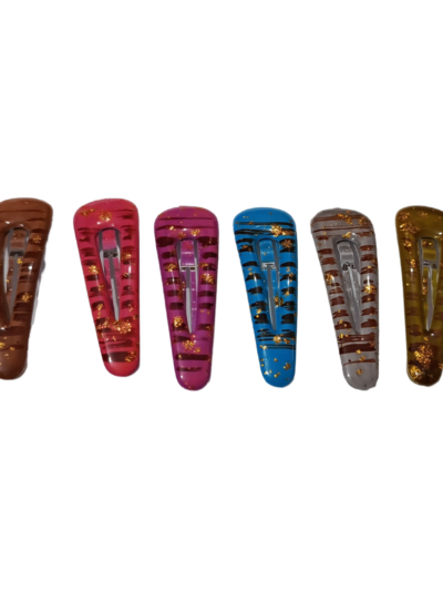 Pair Of 2 Stylish Multicolour Hair Clip Set | HIJABONE | H1AA023