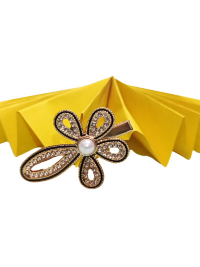 Floral Pearl Hair Clip | HIJABONE | H1AA006