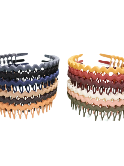 Pair Of 3 Multi-Layered Pressed Hair Band | HIJABONE | H1AA012