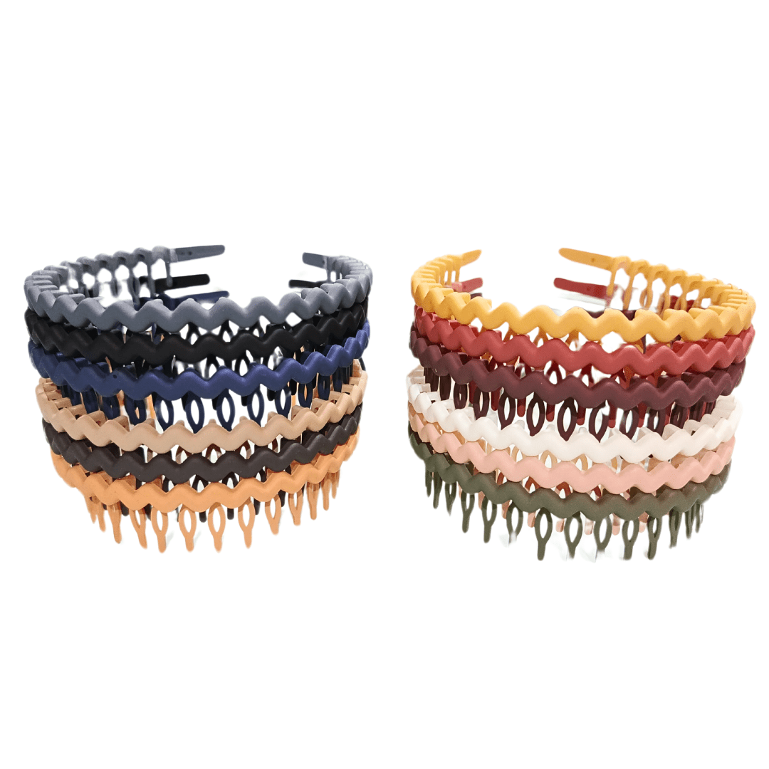 Pair Of 3 Multi-Layered Pressed Hair Band | HIJABONE | H1AA012