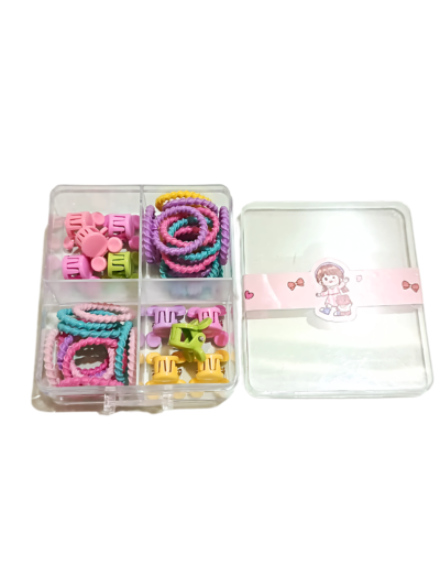 Pastel Hair Claw & Twisted Hair Tie Set | HIJABONE | H1AA005