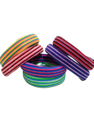 Pair Of 6 Vibrant Elastic Hair Ties | HIJABONE | H1AA013