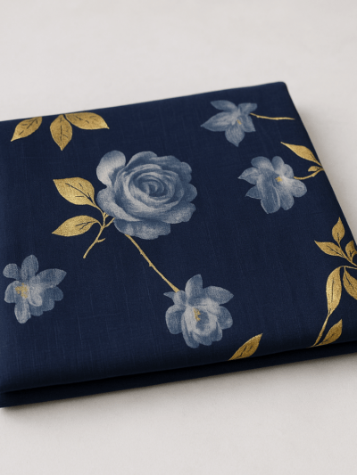 Flower Design Turkish Lawn Hijab - HijabOne