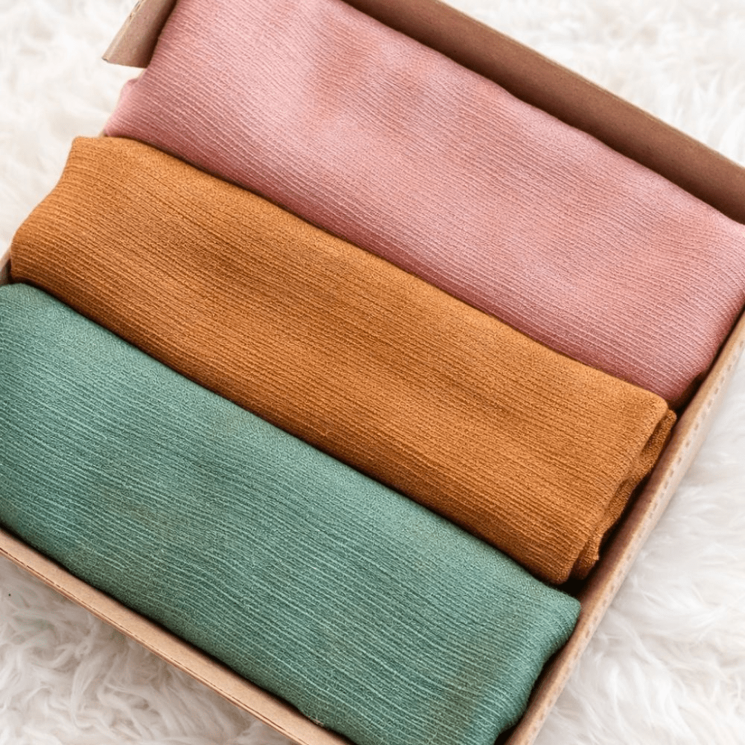 Crinkle Silk - Bundle of 3 (Any Colors)